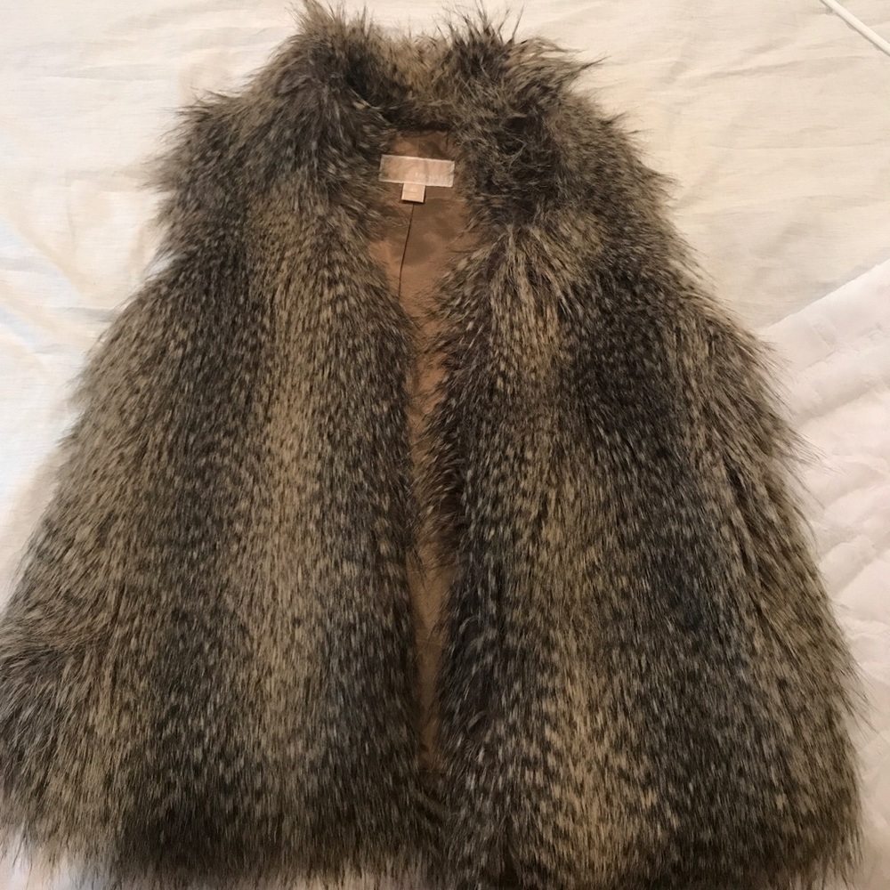 Micheal Kors faux fur vest